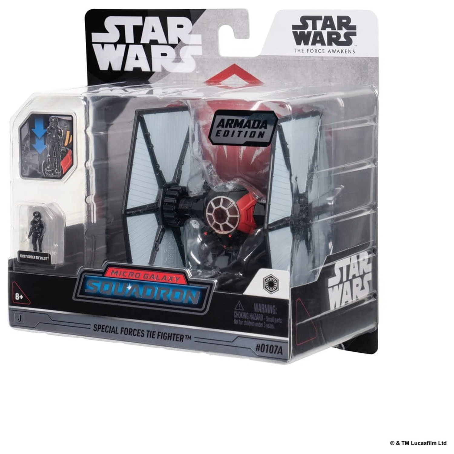 Star Wars Medium vozilo in sortiment figur Special Forces TIE Fighter & First Order TIE Pilot (Armada Edition) fotografija izdelka