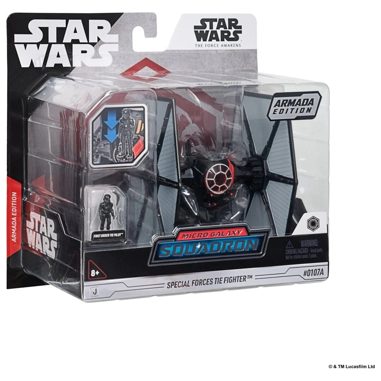 Star Wars Medium vozilo in sortiment figur Special Forces TIE Fighter & First Order TIE Pilot (Armada Edition) fotografija izdelka