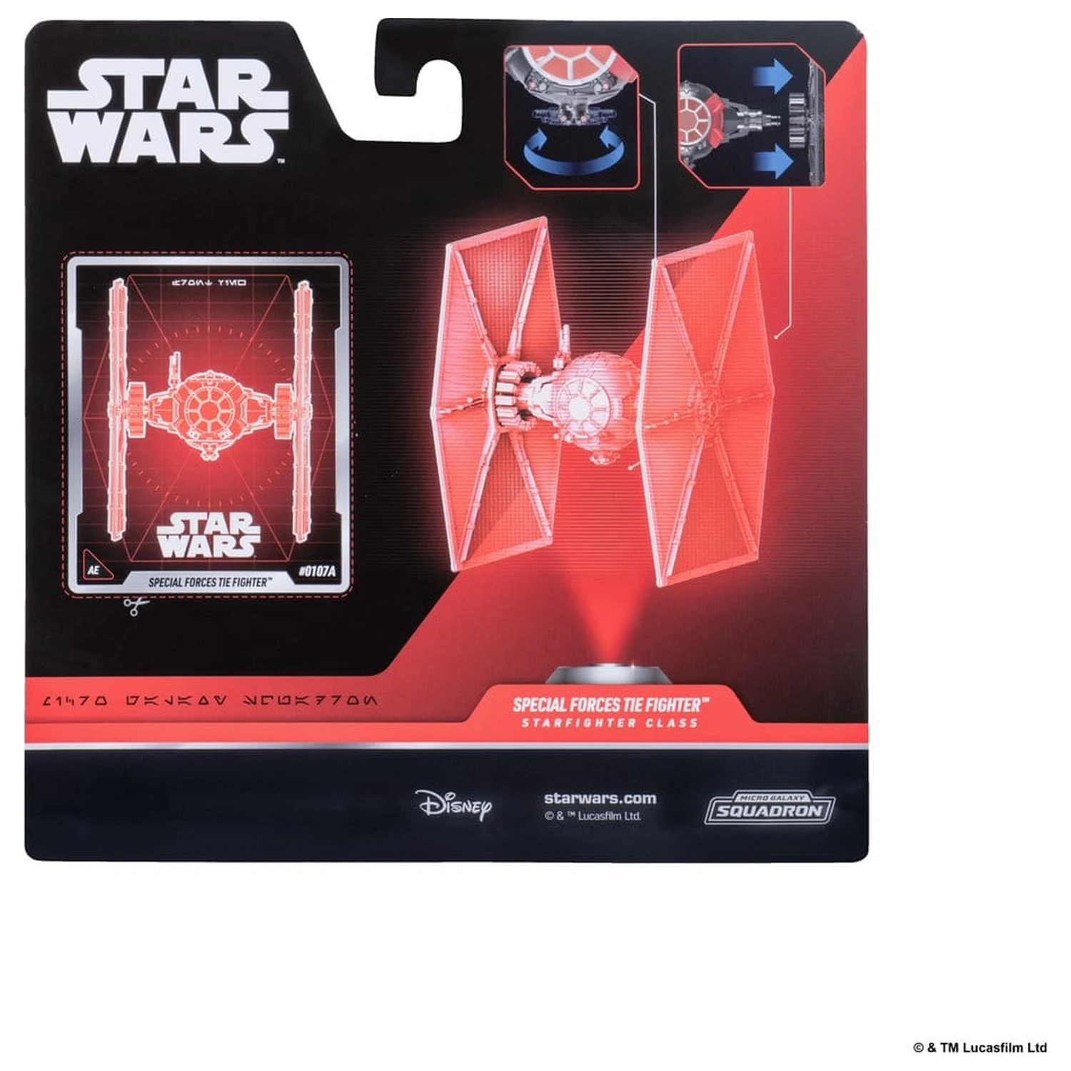 Star Wars Medium vozilo in sortiment figur Special Forces TIE Fighter & First Order TIE Pilot (Armada Edition) fotografija izdelka