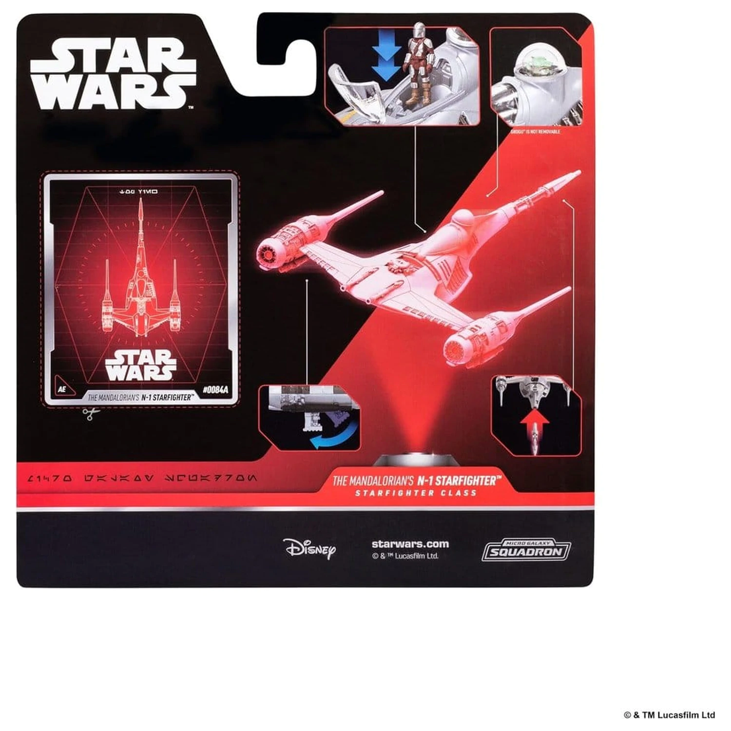 Star Wars Srednje vozilo N1 z Mando 13 cm fotografija izdelka