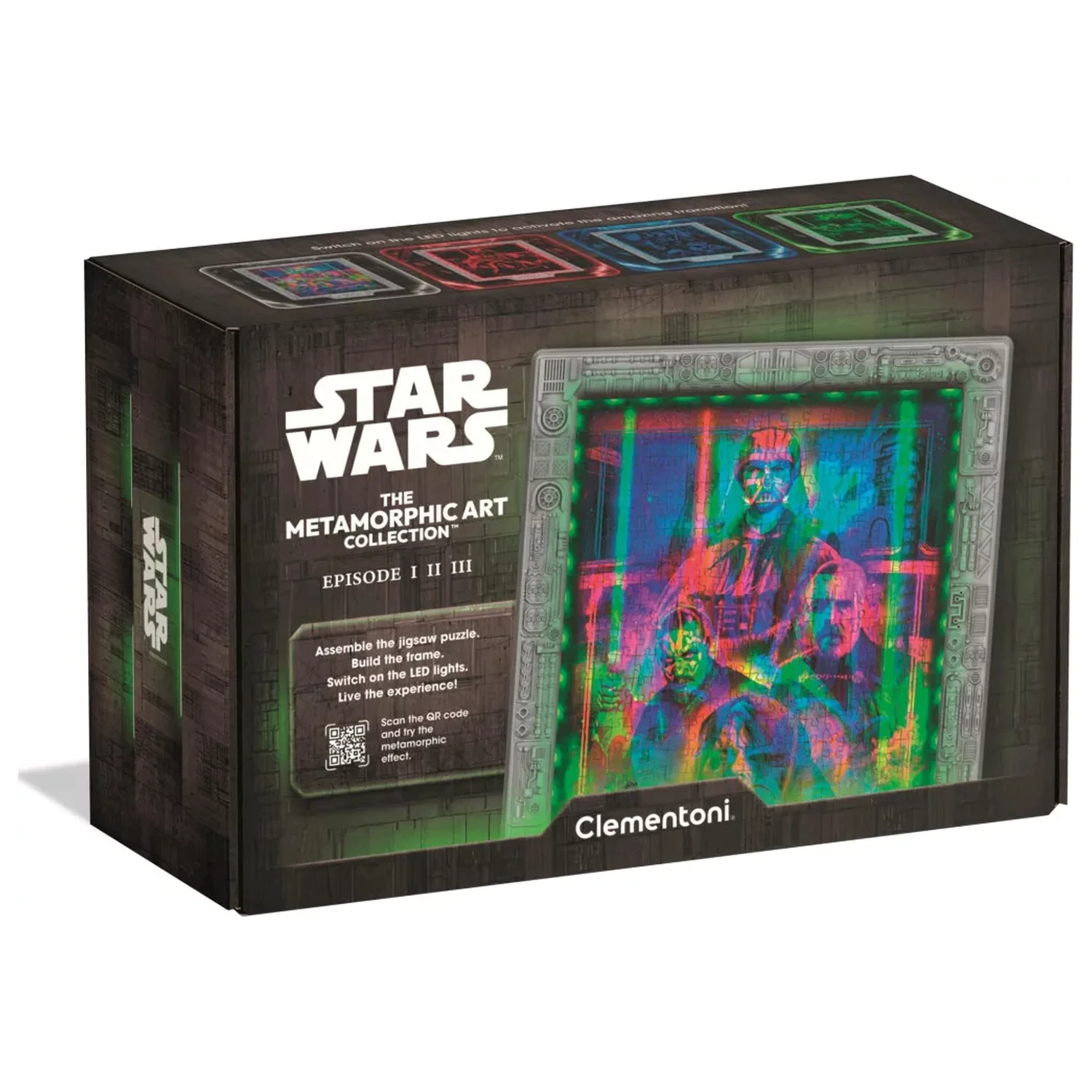 Star Wars Metamorphic 520-delna sestavljanka z LED okvirjem fotografija izdelka