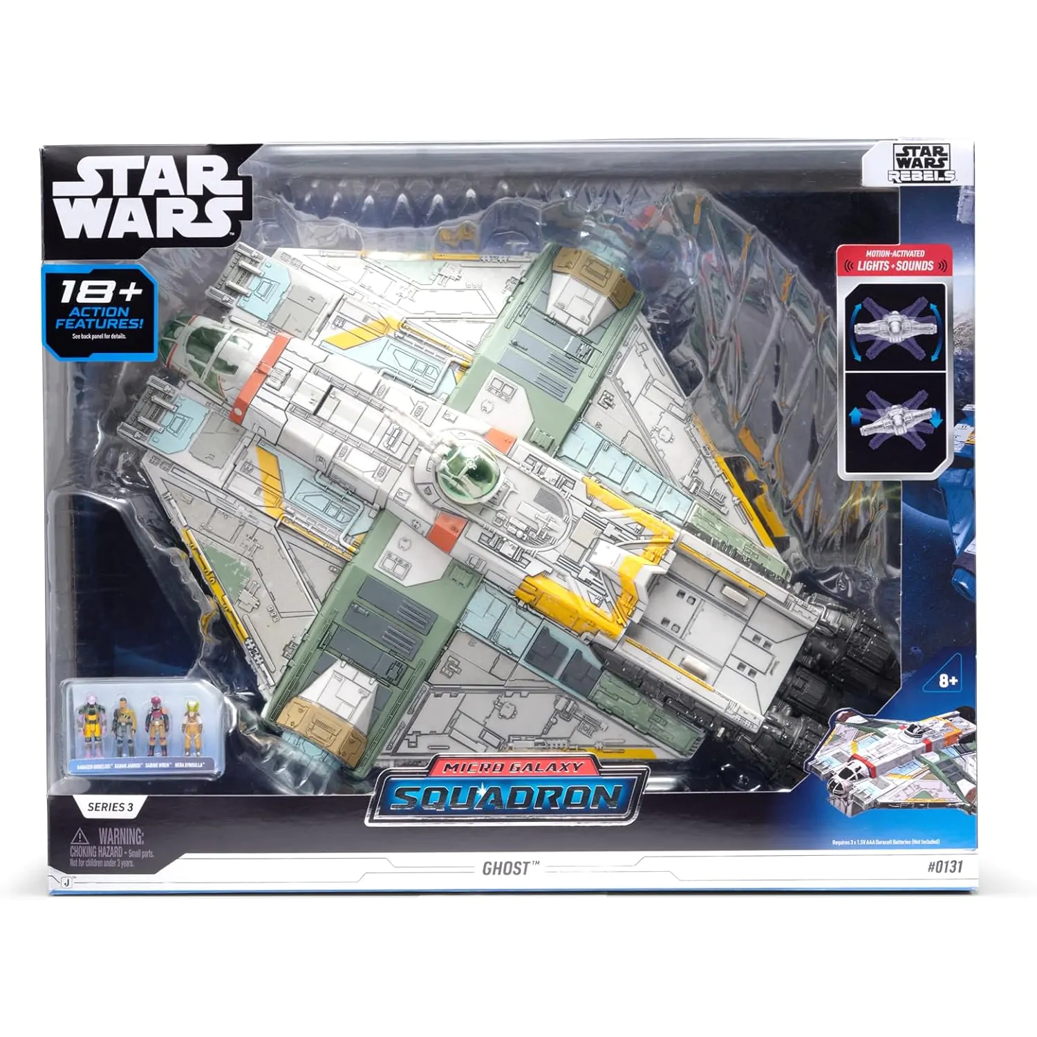 Star Wars Micro Galaxy Squadron Ghost Feature vozilo s figurami fotografija izdelka
