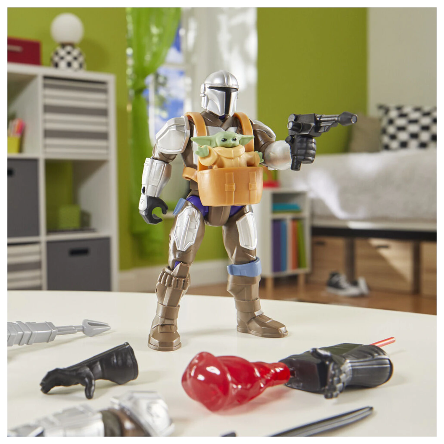 Star Wars Mix Mashers The Mandalorian & Grogu Deluxe figura 12 cm fotografija izdelka