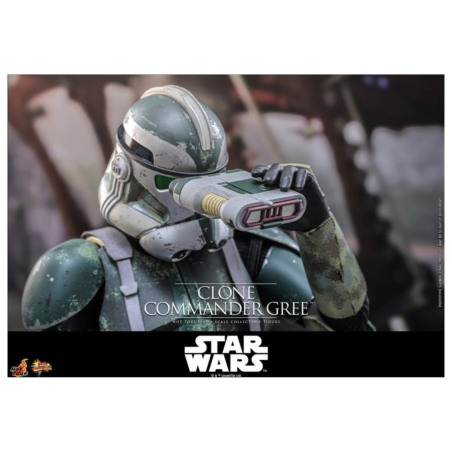 Star Wars Movie Masterpiece akcijska figura 1/6 Clone Commander Gree 30 cm fotografija izdelka