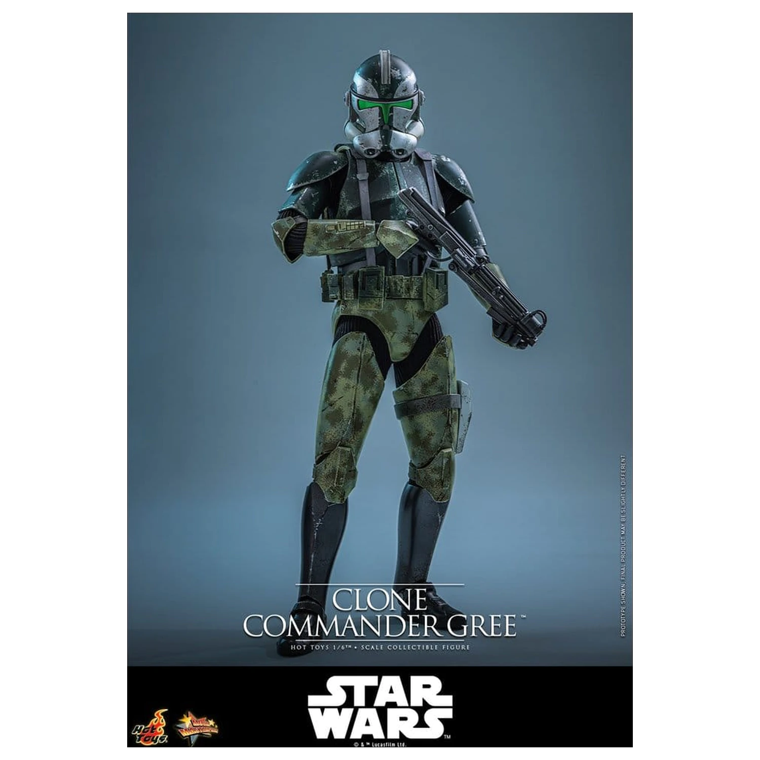 Star Wars Movie Masterpiece akcijska figura 1/6 Clone Commander Gree 30 cm fotografija izdelka