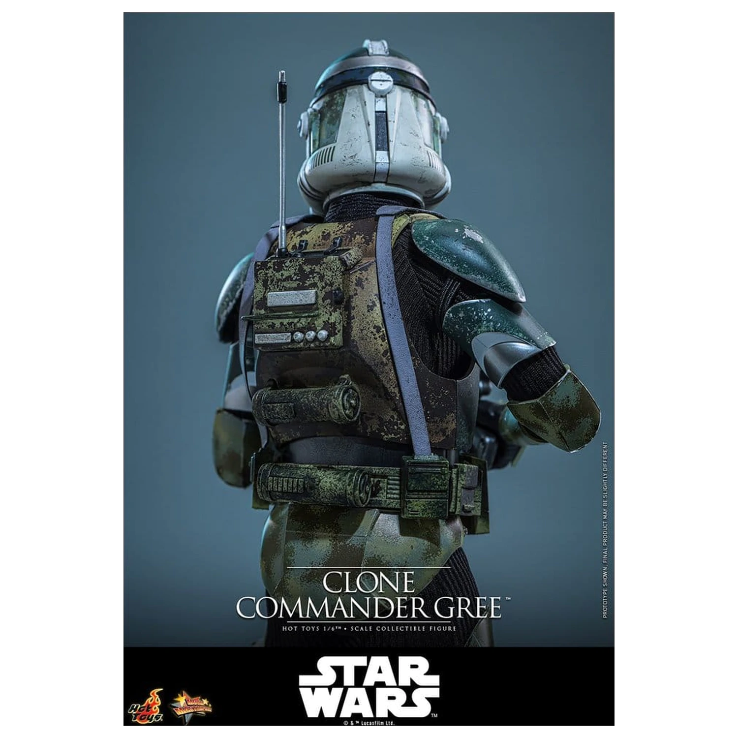 Star Wars Movie Masterpiece akcijska figura 1/6 Clone Commander Gree 30 cm fotografija izdelka