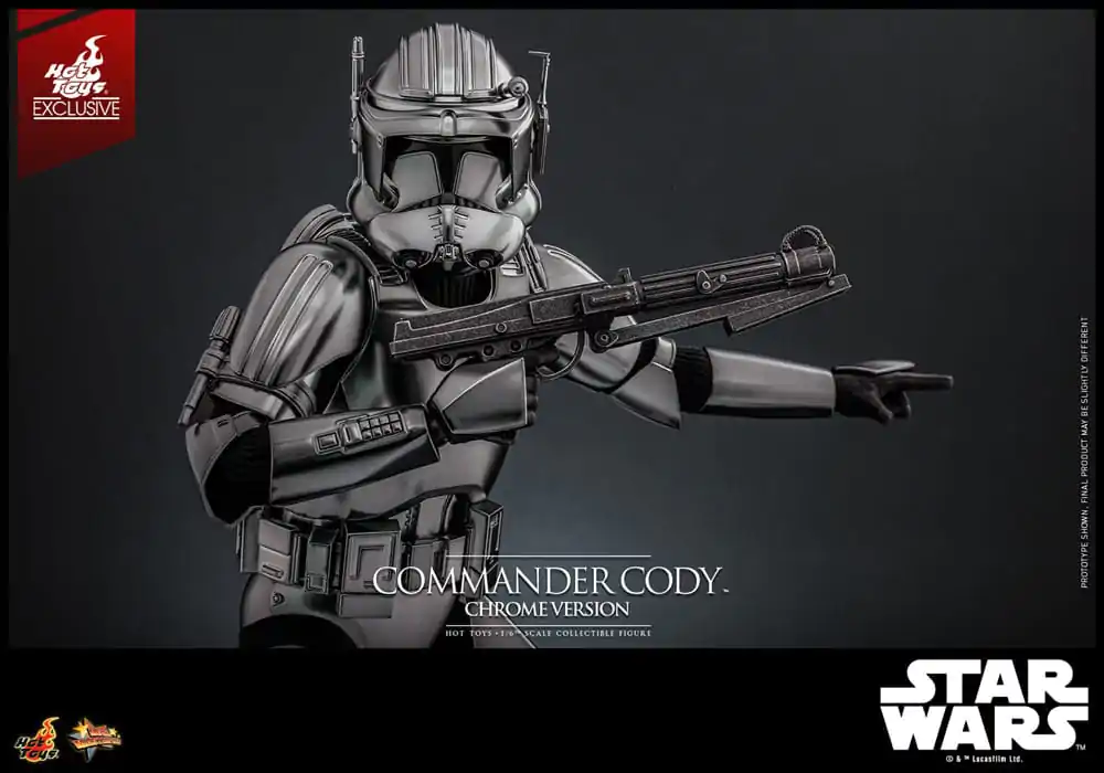 Star Wars Movie Masterpiece akcijska figura 1/6 Commander Cody (Chrome Version) Hot Toys Exclusive 30 cm fotografija izdelka