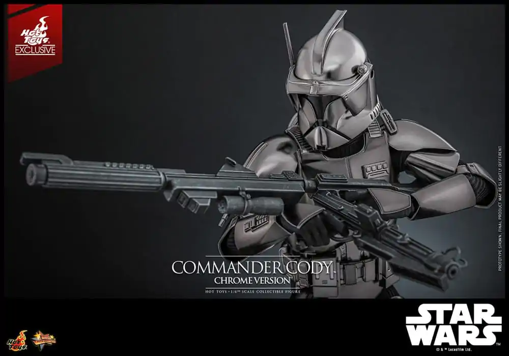 Star Wars Movie Masterpiece akcijska figura 1/6 Commander Cody (Chrome Version) Hot Toys Exclusive 30 cm fotografija izdelka