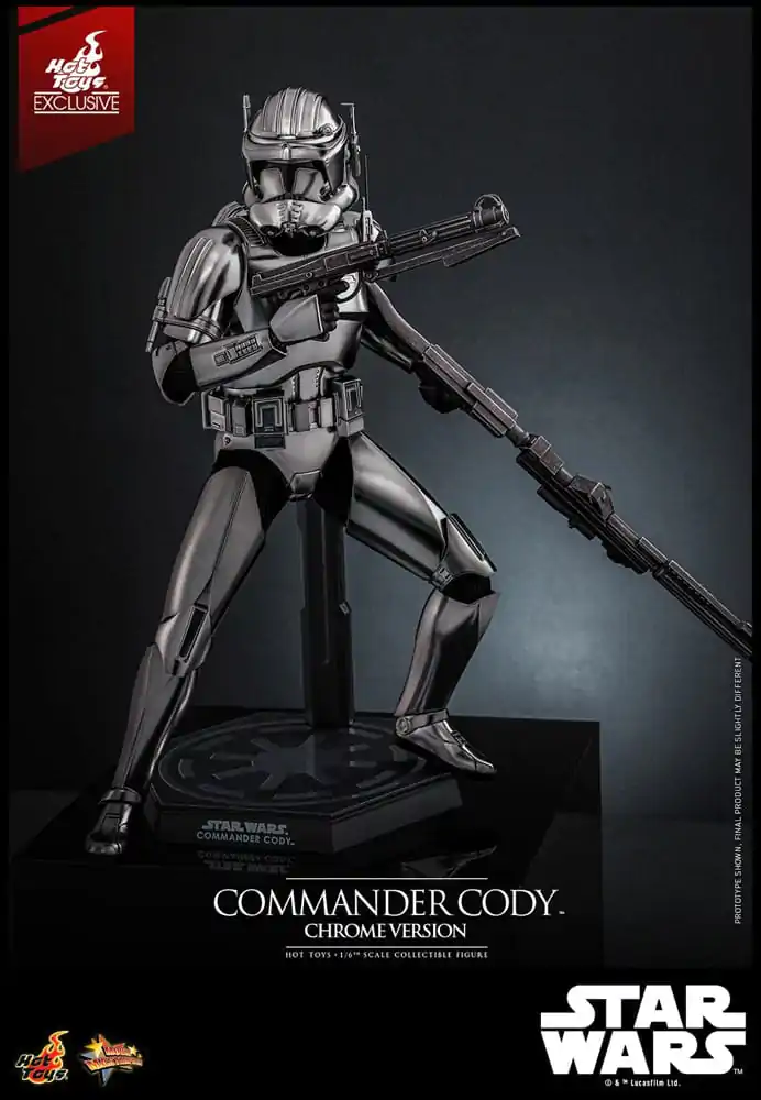 Star Wars Movie Masterpiece akcijska figura 1/6 Commander Cody (Chrome Version) Hot Toys Exclusive 30 cm fotografija izdelka