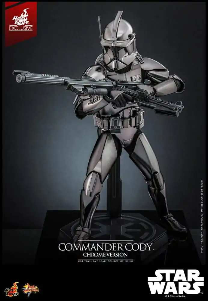 Star Wars Movie Masterpiece akcijska figura 1/6 Commander Cody (Chrome Version) Hot Toys Exclusive 30 cm fotografija izdelka