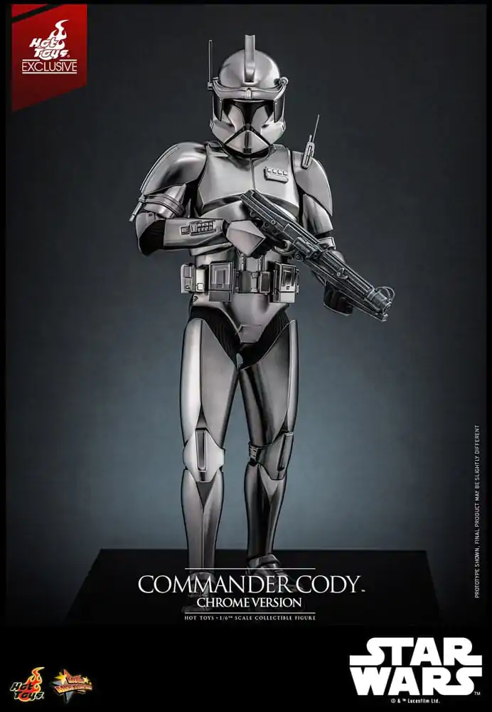 Star Wars Movie Masterpiece akcijska figura 1/6 Commander Cody (Chrome Version) Hot Toys Exclusive 30 cm fotografija izdelka