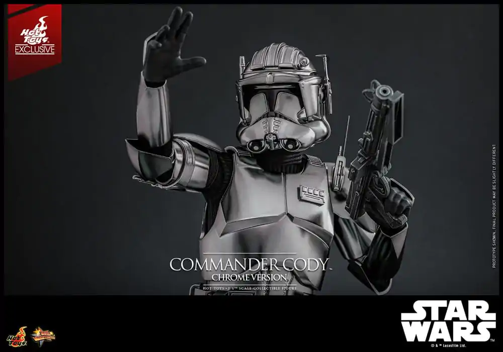 Star Wars Movie Masterpiece akcijska figura 1/6 Commander Cody (Chrome Version) Hot Toys Exclusive 30 cm fotografija izdelka