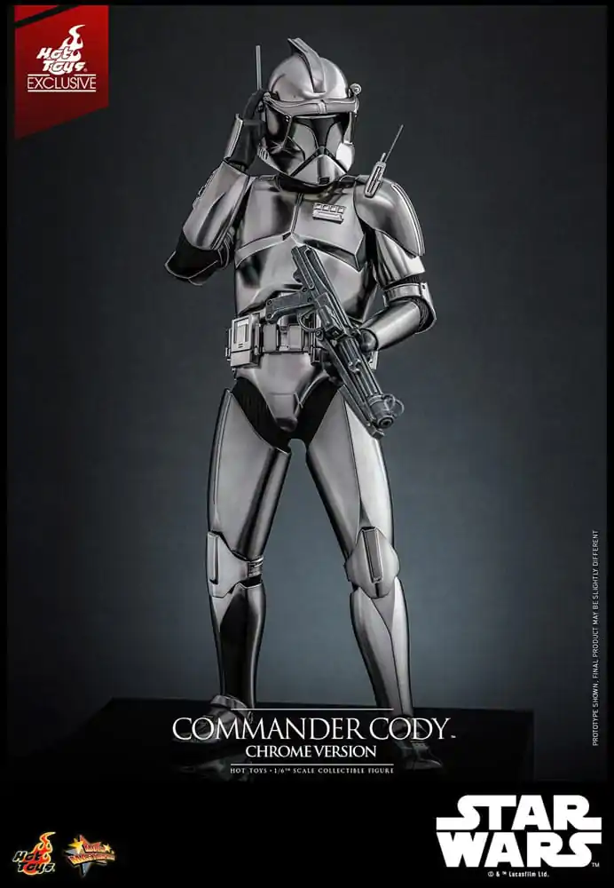 Star Wars Movie Masterpiece akcijska figura 1/6 Commander Cody (Chrome Version) Hot Toys Exclusive 30 cm fotografija izdelka