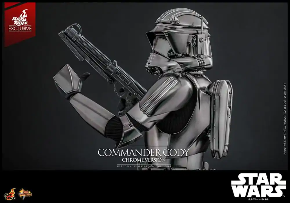 Star Wars Movie Masterpiece akcijska figura 1/6 Commander Cody (Chrome Version) Hot Toys Exclusive 30 cm fotografija izdelka
