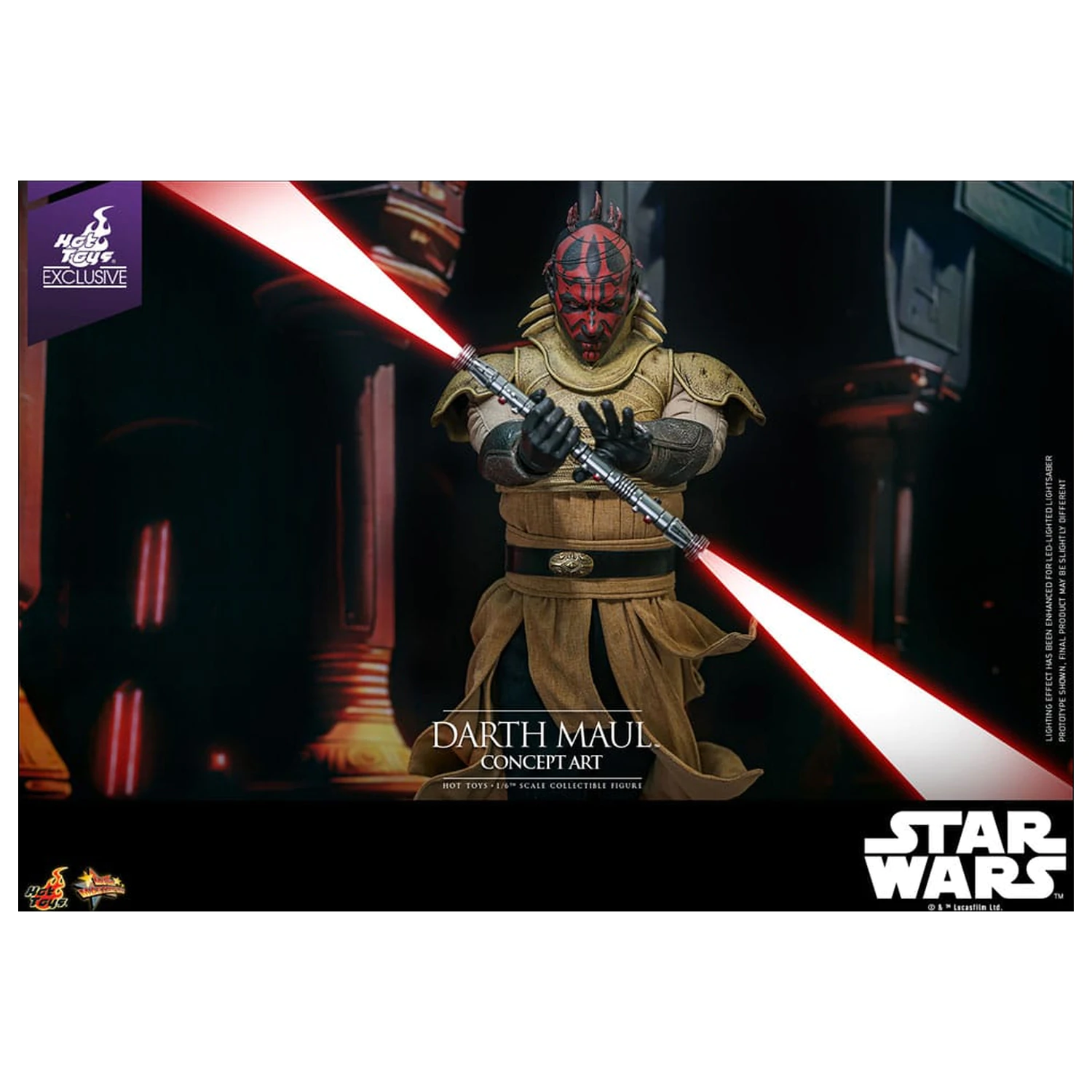Star Wars Movie Masterpiece Akcijska figura 1/6 Darth Maul (Concept Art) Hot Toys Exclusive 35 cm fotografija izdelka