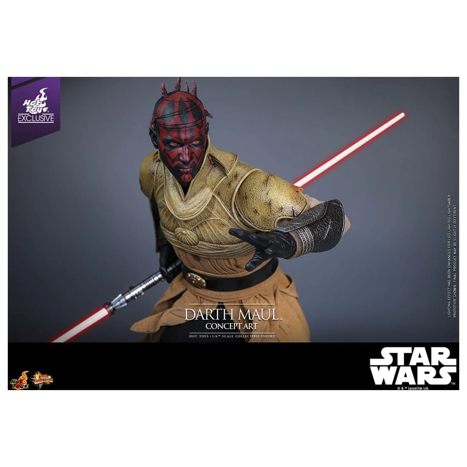Star Wars Movie Masterpiece Akcijska figura 1/6 Darth Maul (Concept Art) Hot Toys Exclusive 35 cm fotografija izdelka