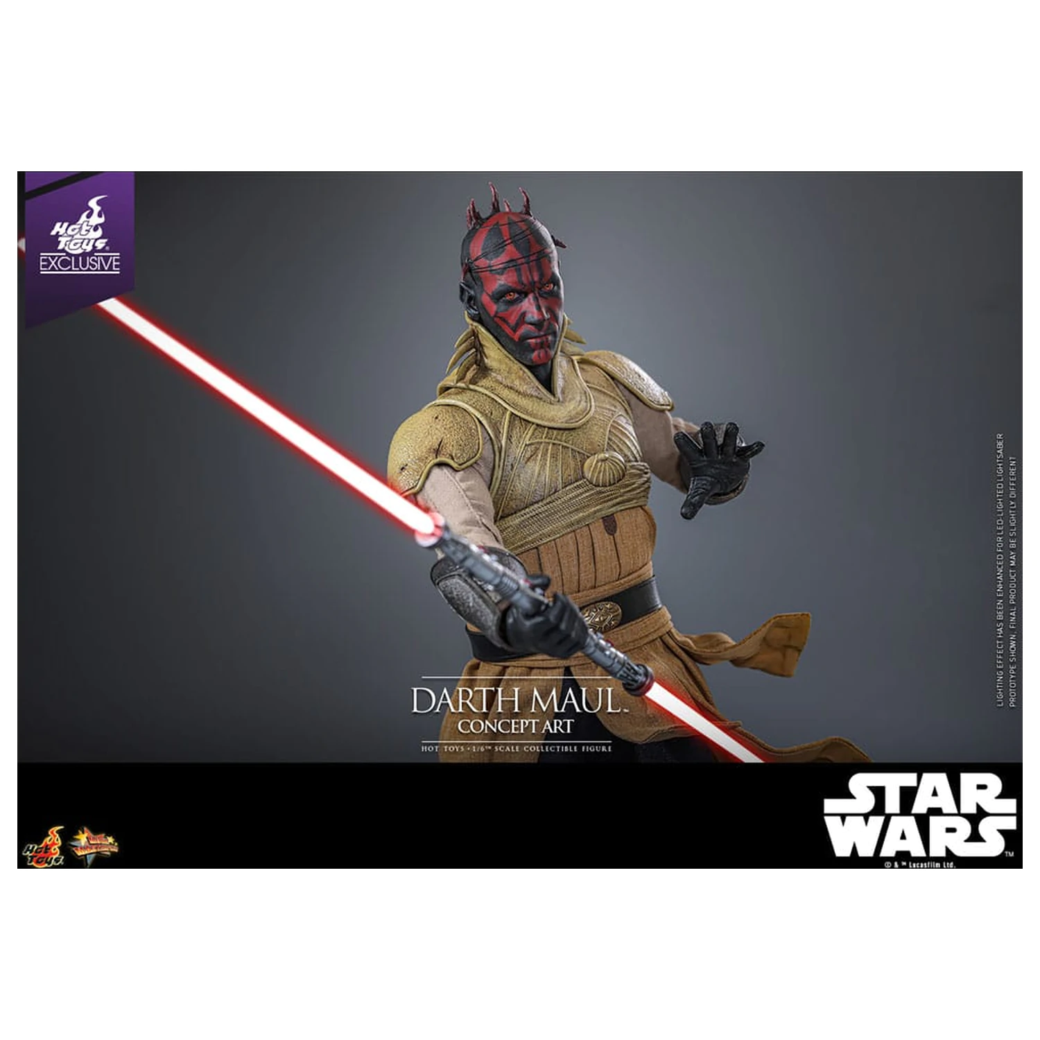 Star Wars Movie Masterpiece Akcijska figura 1/6 Darth Maul (Concept Art) Hot Toys Exclusive 35 cm fotografija izdelka