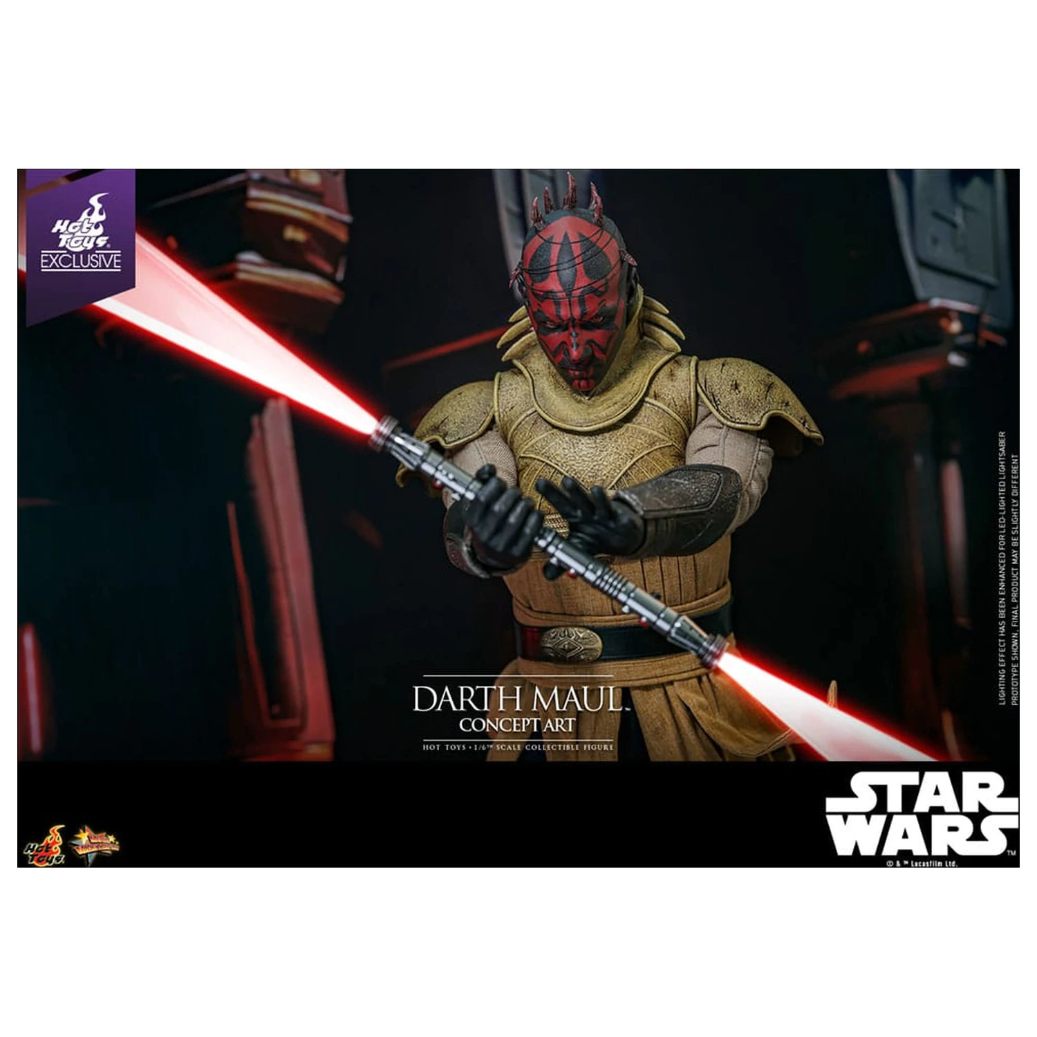 Star Wars Movie Masterpiece Akcijska figura 1/6 Darth Maul (Concept Art) Hot Toys Exclusive 35 cm fotografija izdelka