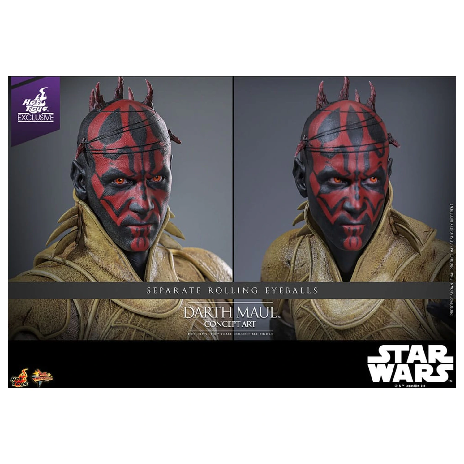 Star Wars Movie Masterpiece Akcijska figura 1/6 Darth Maul (Concept Art) Hot Toys Exclusive 35 cm fotografija izdelka