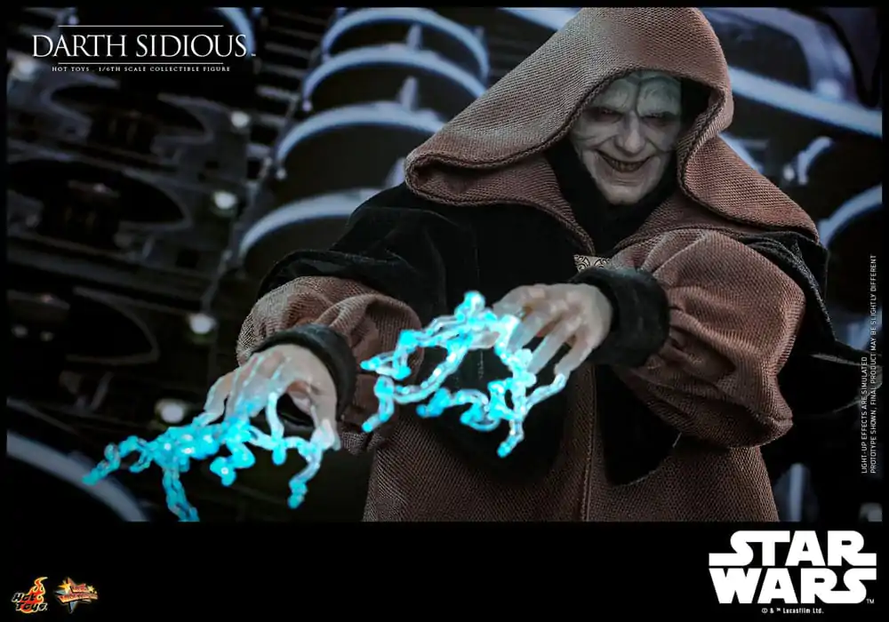 Star Wars Movie Masterpiece akcijska figura 1/6 Darth Sidious 29 cm fotografija izdelka