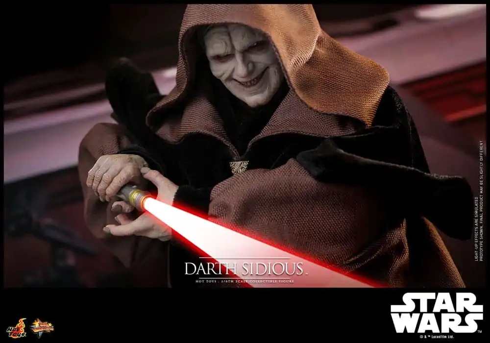 Star Wars Movie Masterpiece akcijska figura 1/6 Darth Sidious 29 cm fotografija izdelka