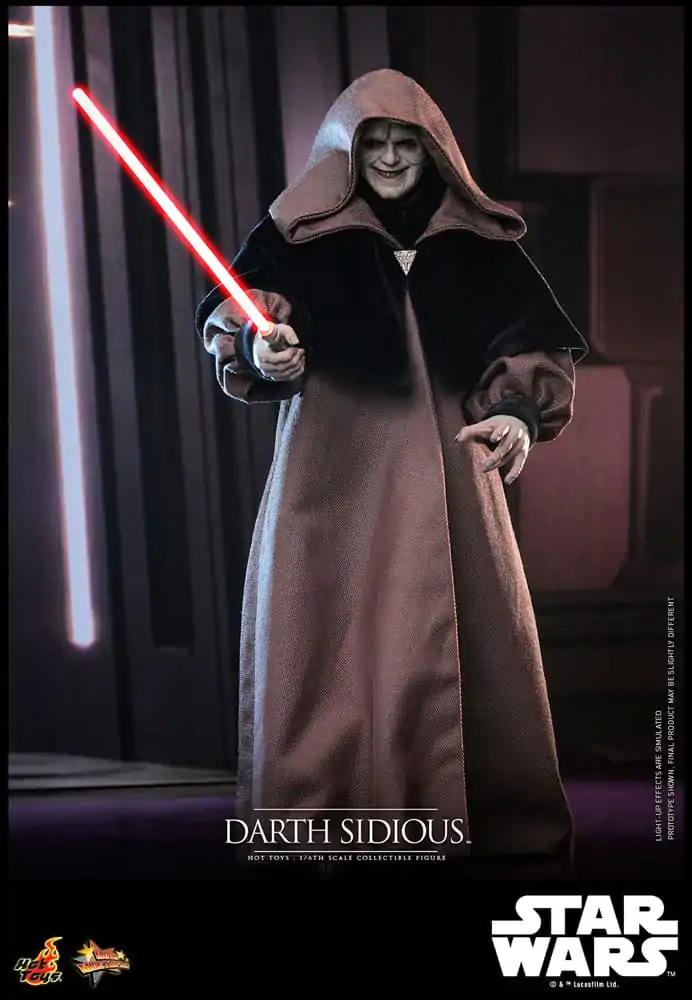 Star Wars Movie Masterpiece akcijska figura 1/6 Darth Sidious 29 cm fotografija izdelka