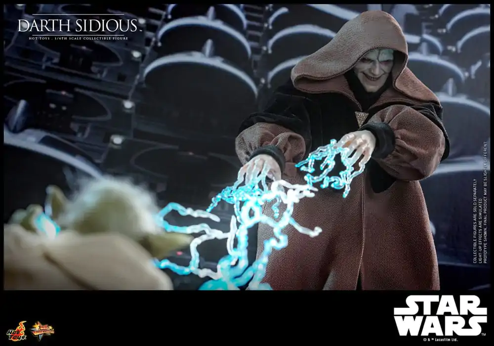 Star Wars Movie Masterpiece akcijska figura 1/6 Darth Sidious 29 cm fotografija izdelka