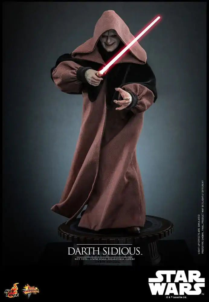 Star Wars Movie Masterpiece akcijska figura 1/6 Darth Sidious 29 cm fotografija izdelka