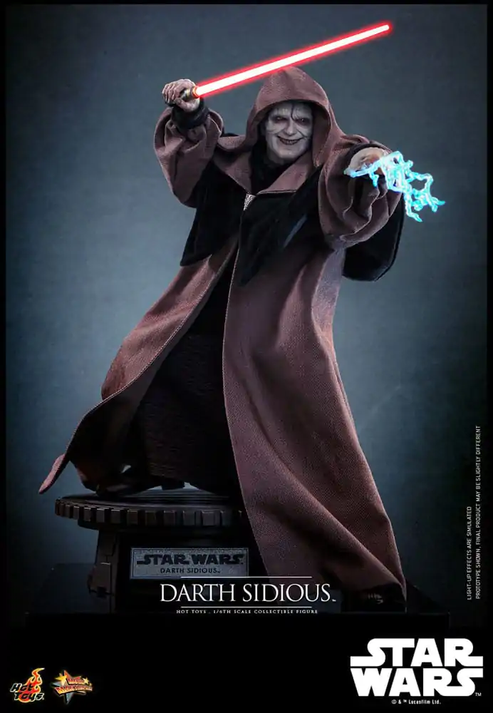 Star Wars Movie Masterpiece akcijska figura 1/6 Darth Sidious 29 cm fotografija izdelka