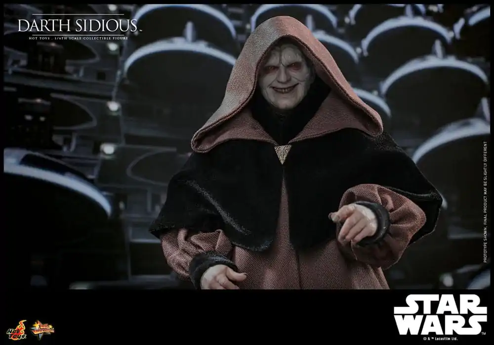 Star Wars Movie Masterpiece akcijska figura 1/6 Darth Sidious 29 cm fotografija izdelka