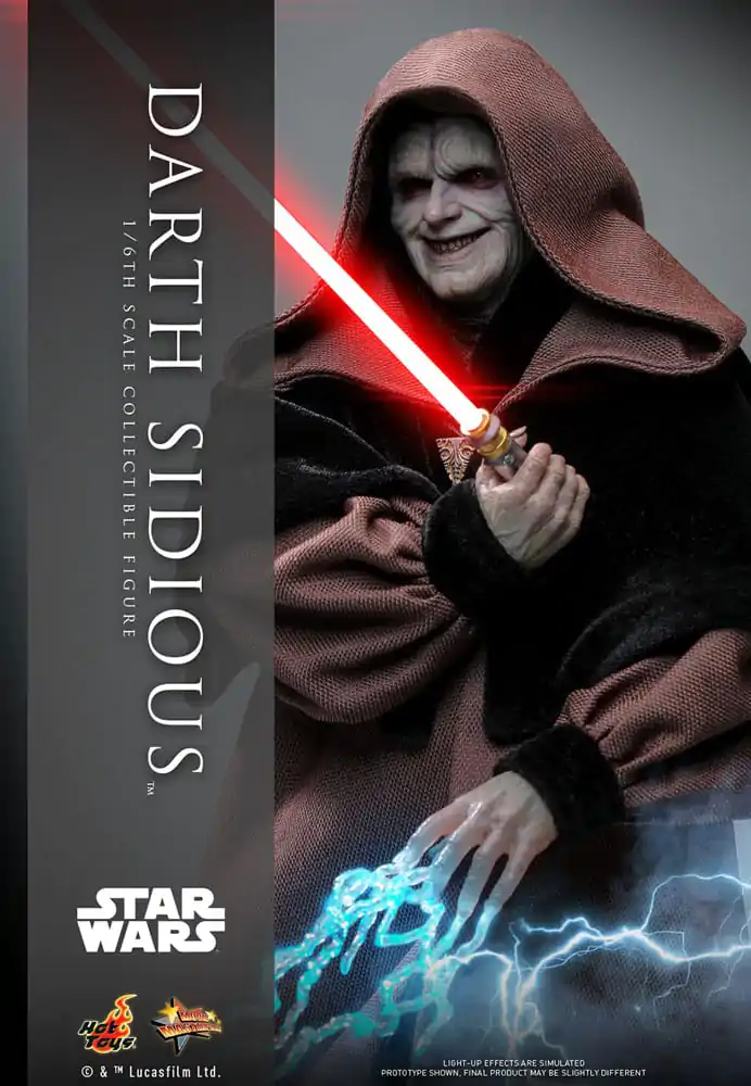 Star Wars Movie Masterpiece akcijska figura 1/6 Darth Sidious 29 cm fotografija izdelka