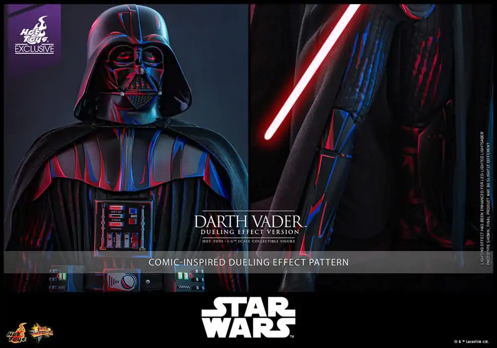 Star Wars Movie Masterpiece Akcijska figura 1/6 Darth Vader (Dueling Effect Version) Hot Toys Exclusive 35 cm fotografija izdelka
