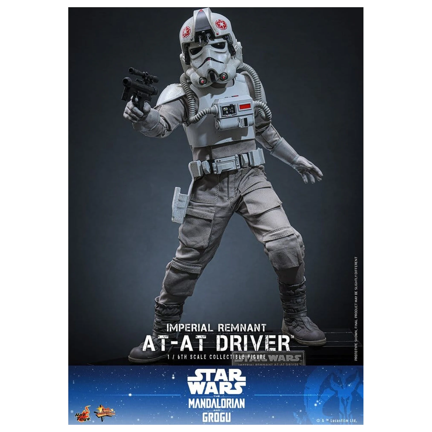 Star Wars Movie Masterpiece Akcijska figura 1/6 Imperial Remnant AT-AT Driver 30 cm fotografija izdelka
