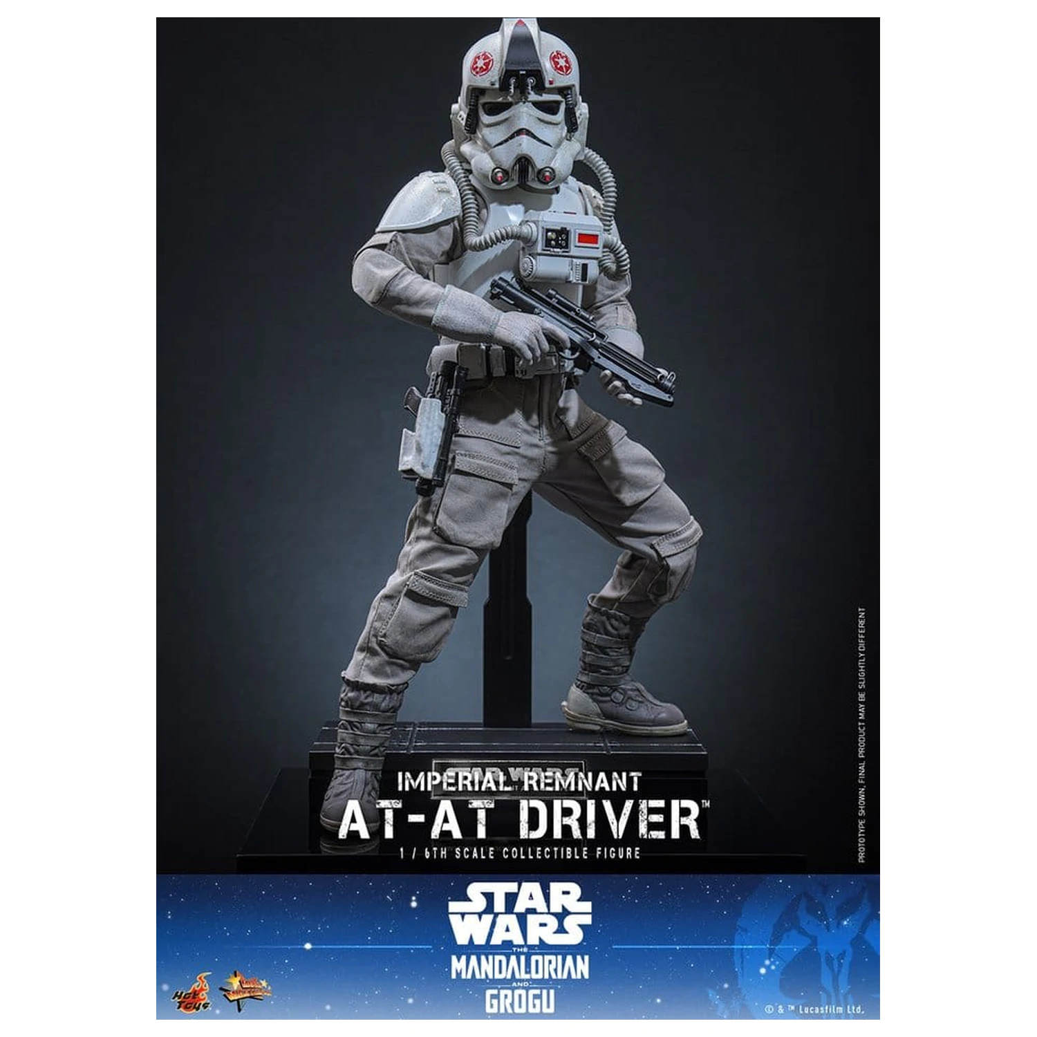 Star Wars Movie Masterpiece Akcijska figura 1/6 Imperial Remnant AT-AT Driver 30 cm fotografija izdelka