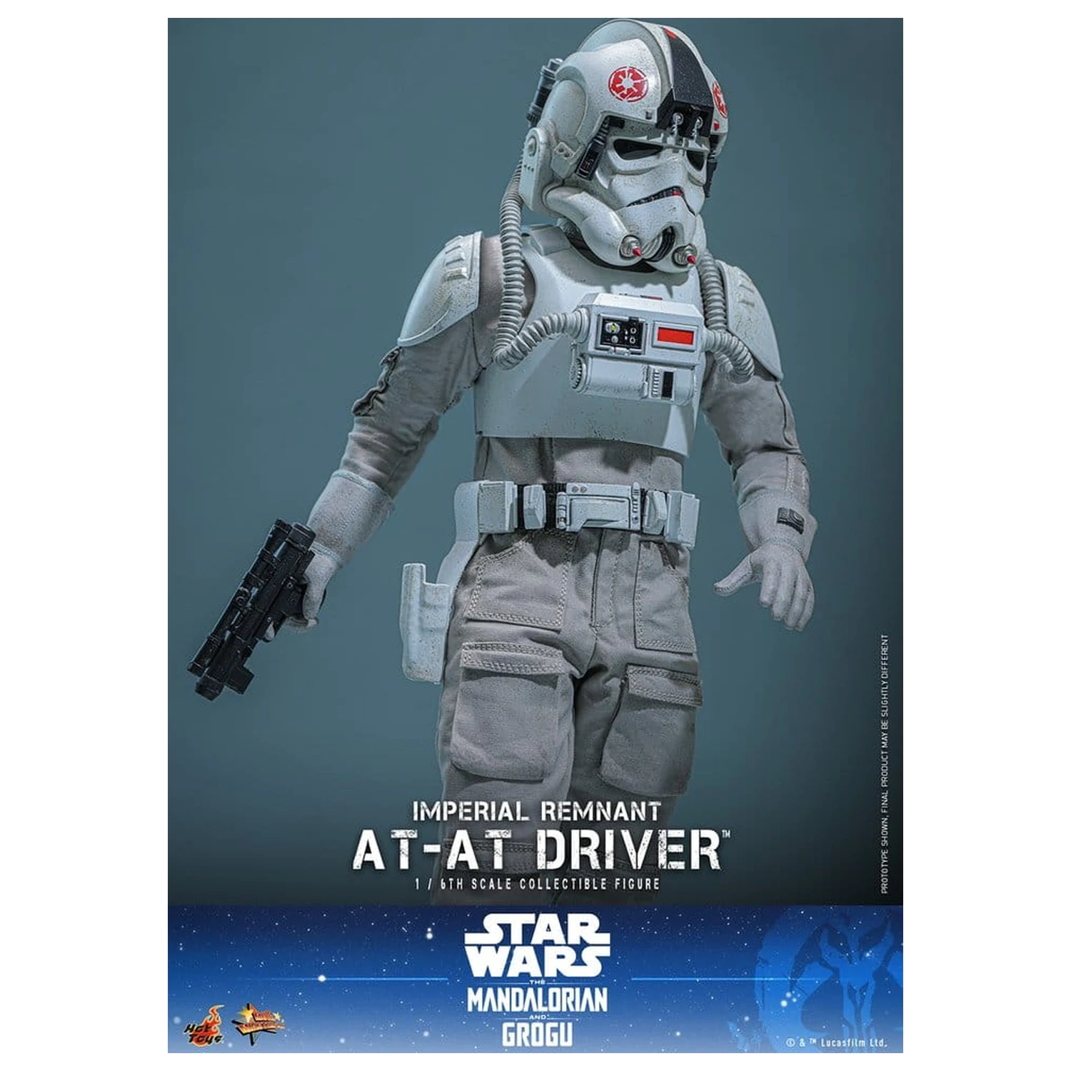 Star Wars Movie Masterpiece Akcijska figura 1/6 Imperial Remnant AT-AT Driver 30 cm fotografija izdelka