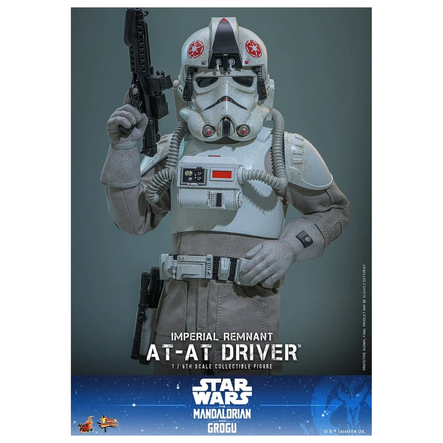Star Wars Movie Masterpiece Akcijska figura 1/6 Imperial Remnant AT-AT Driver 30 cm fotografija izdelka