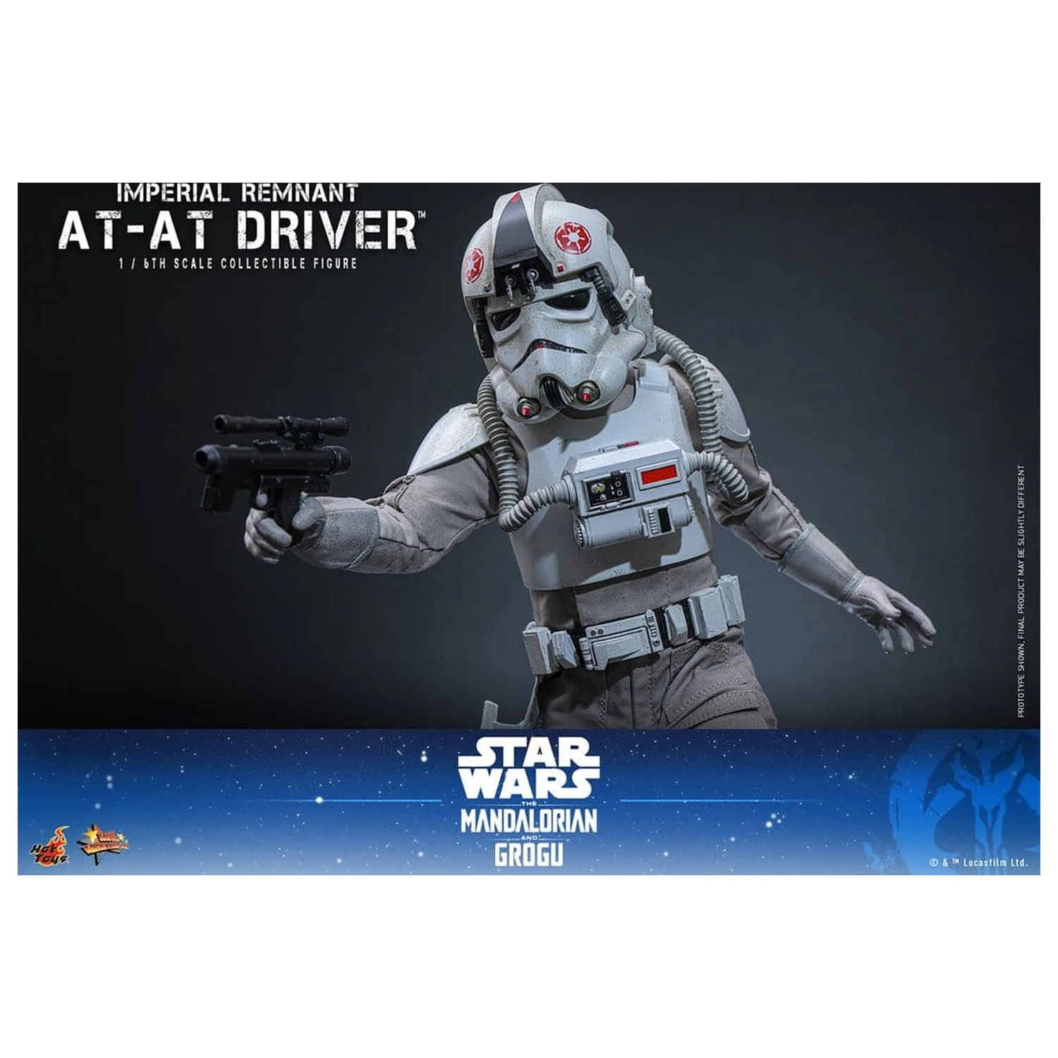 Star Wars Movie Masterpiece Akcijska figura 1/6 Imperial Remnant AT-AT Driver 30 cm fotografija izdelka