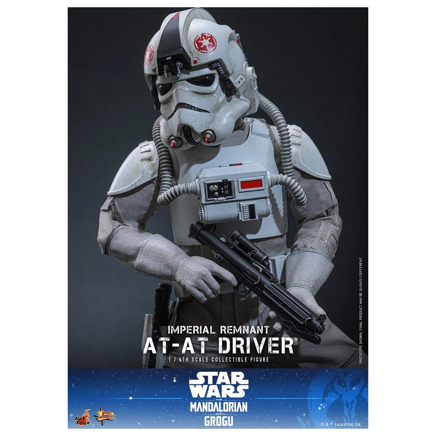 Star Wars Movie Masterpiece Akcijska figura 1/6 Imperial Remnant AT-AT Driver 30 cm fotografija izdelka