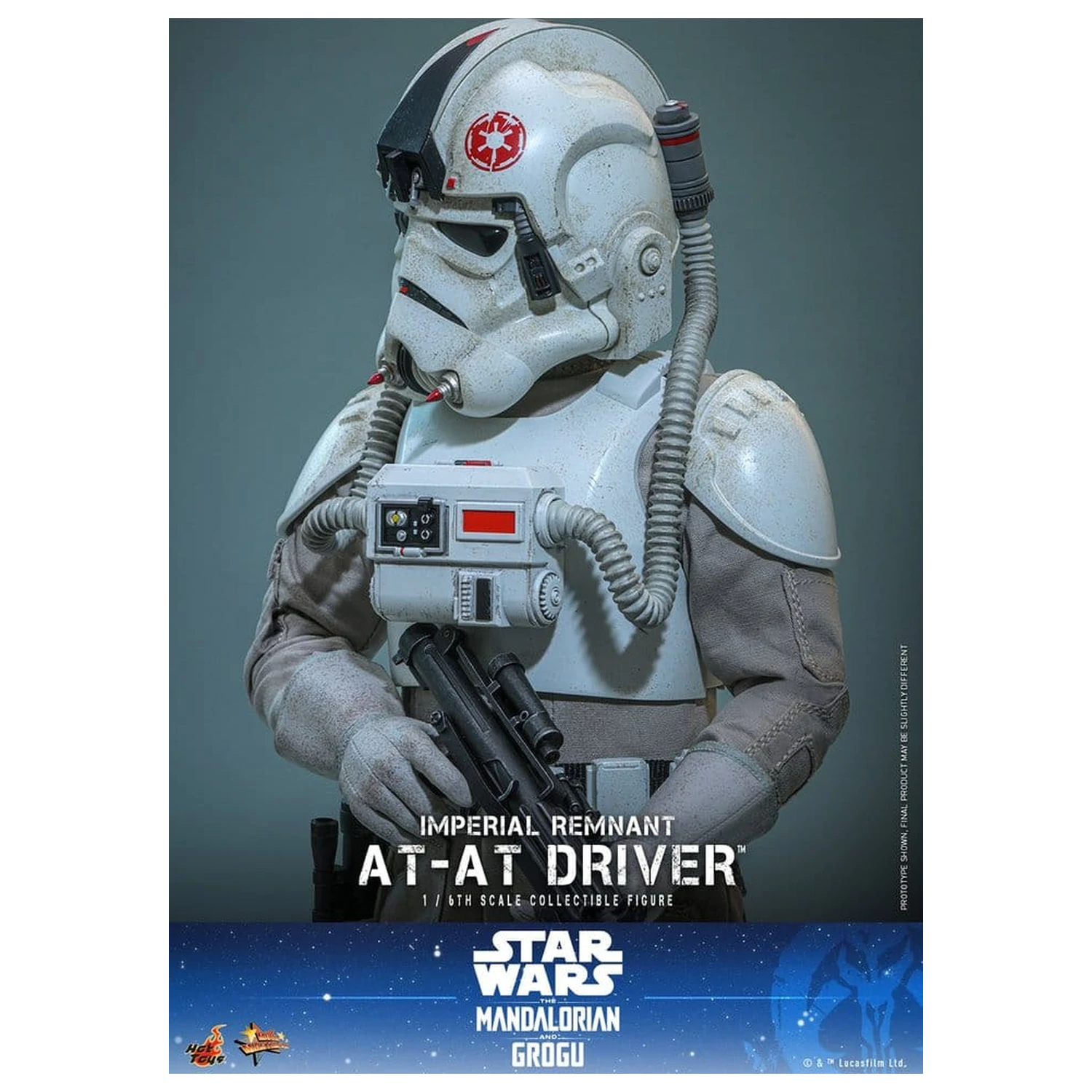Star Wars Movie Masterpiece Akcijska figura 1/6 Imperial Remnant AT-AT Driver 30 cm fotografija izdelka