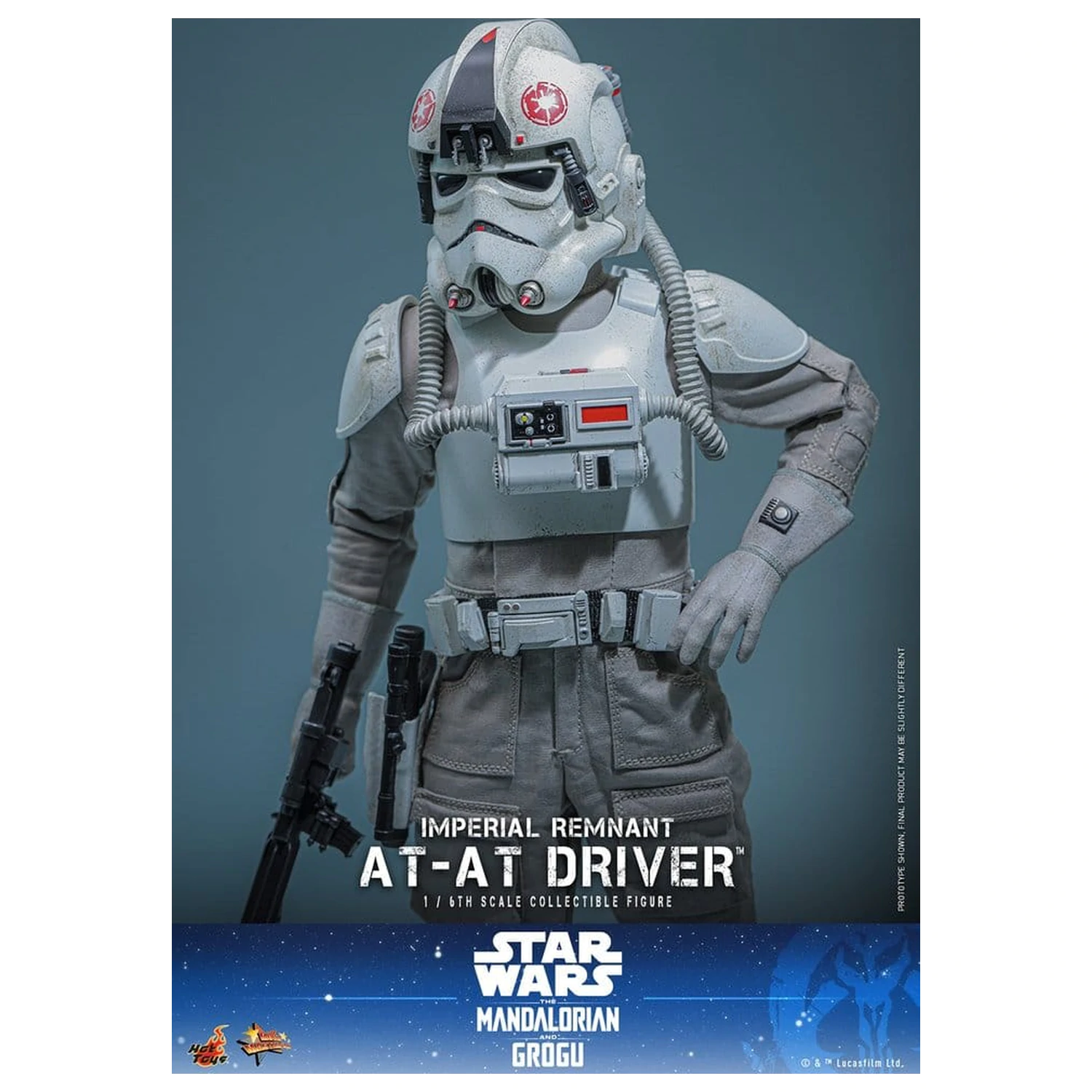 Star Wars Movie Masterpiece Akcijska figura 1/6 Imperial Remnant AT-AT Driver 30 cm fotografija izdelka