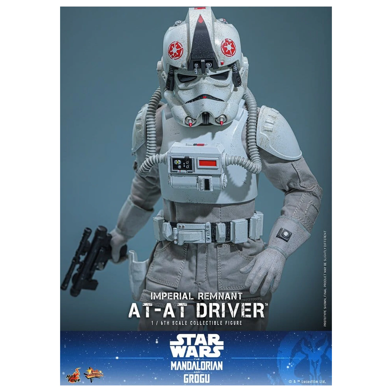 Star Wars Movie Masterpiece Akcijska figura 1/6 Imperial Remnant AT-AT Driver 30 cm fotografija izdelka