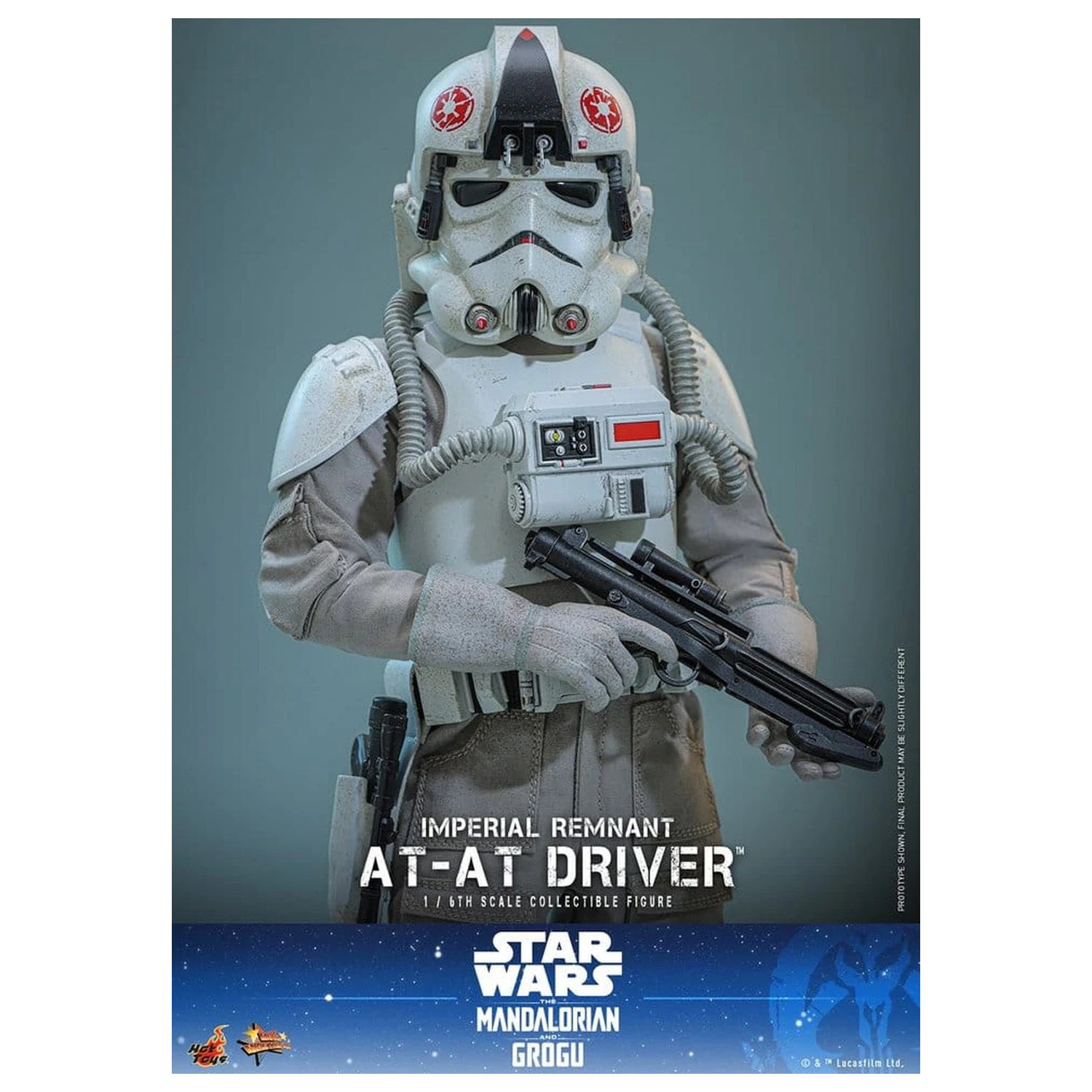 Star Wars Movie Masterpiece Akcijska figura 1/6 Imperial Remnant AT-AT Driver 30 cm fotografija izdelka
