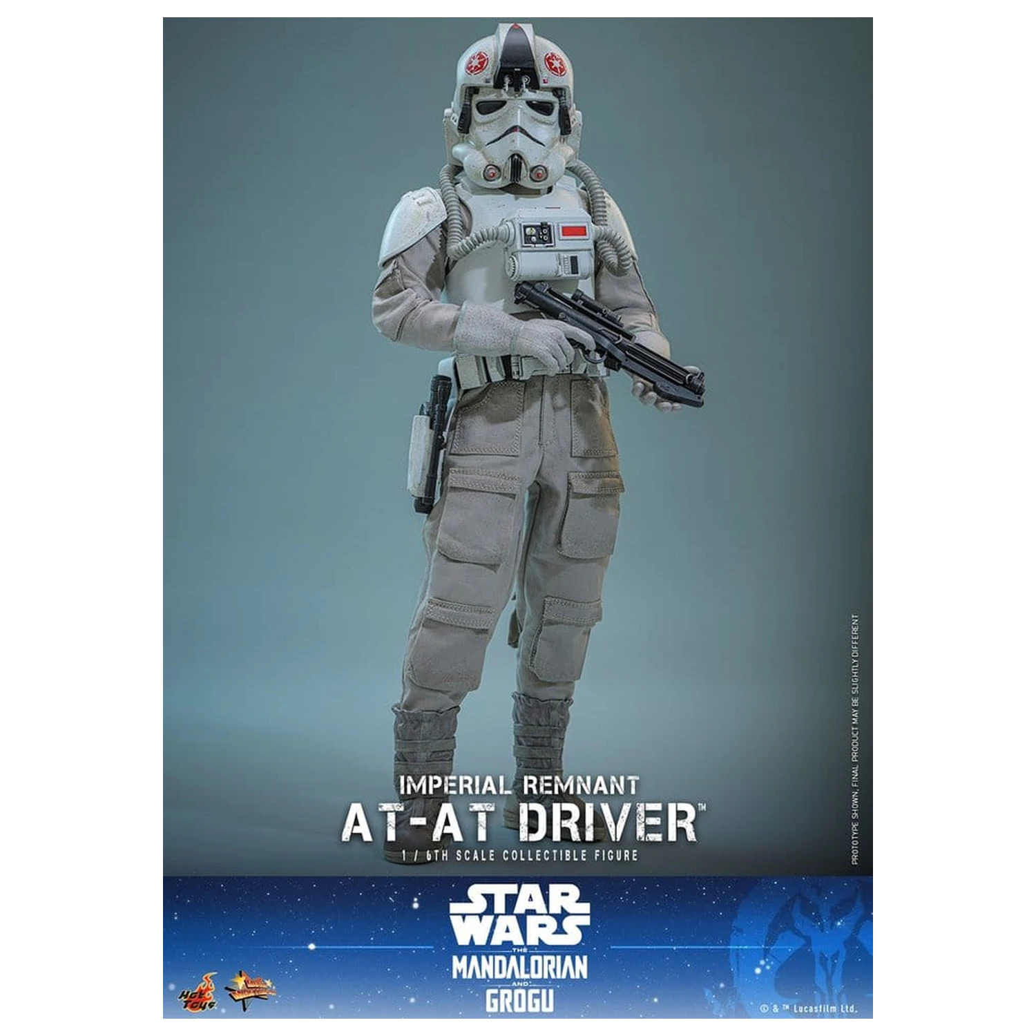Star Wars Movie Masterpiece Akcijska figura 1/6 Imperial Remnant AT-AT Driver 30 cm fotografija izdelka