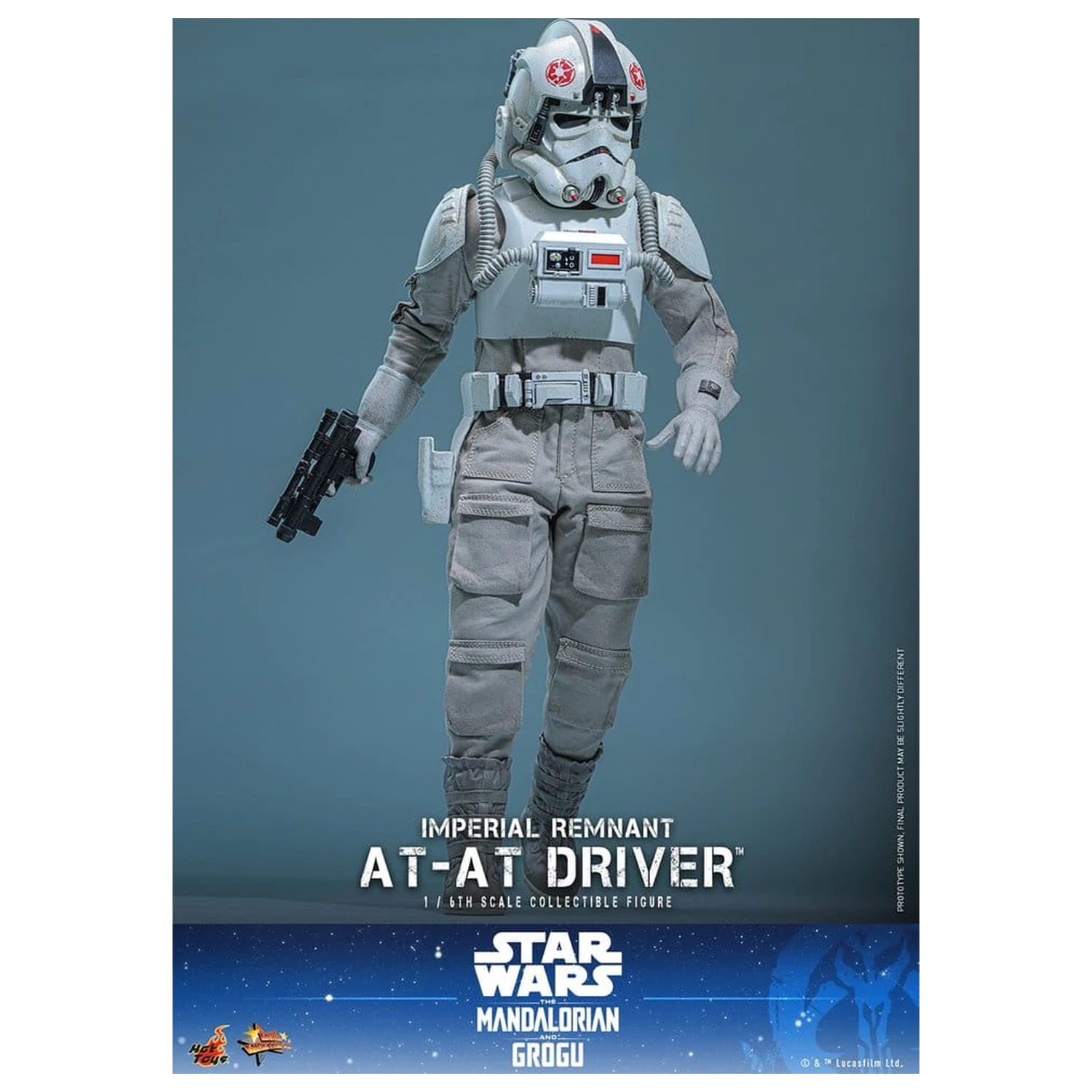 Star Wars Movie Masterpiece Akcijska figura 1/6 Imperial Remnant AT-AT Driver 30 cm fotografija izdelka