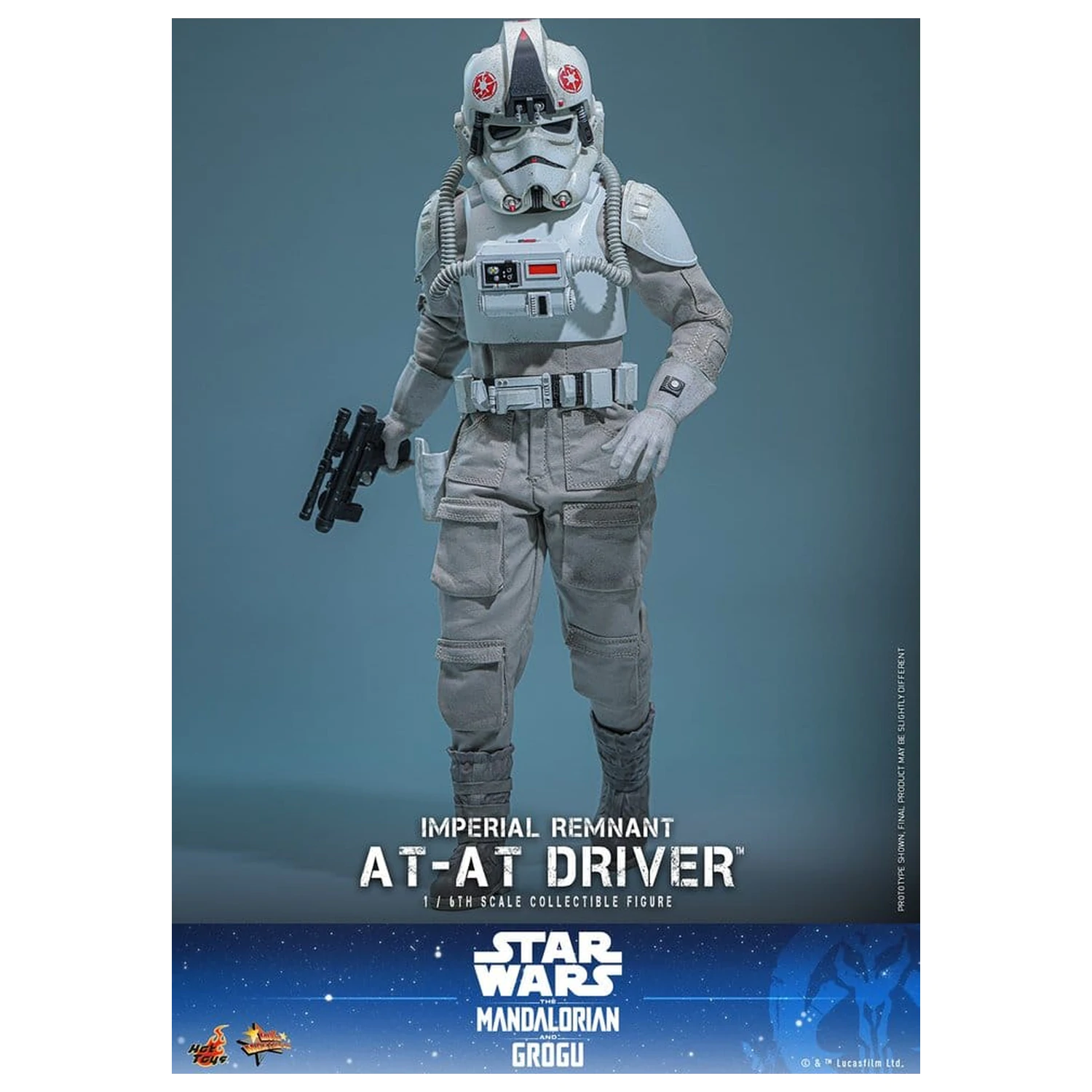 Star Wars Movie Masterpiece Akcijska figura 1/6 Imperial Remnant AT-AT Driver 30 cm fotografija izdelka