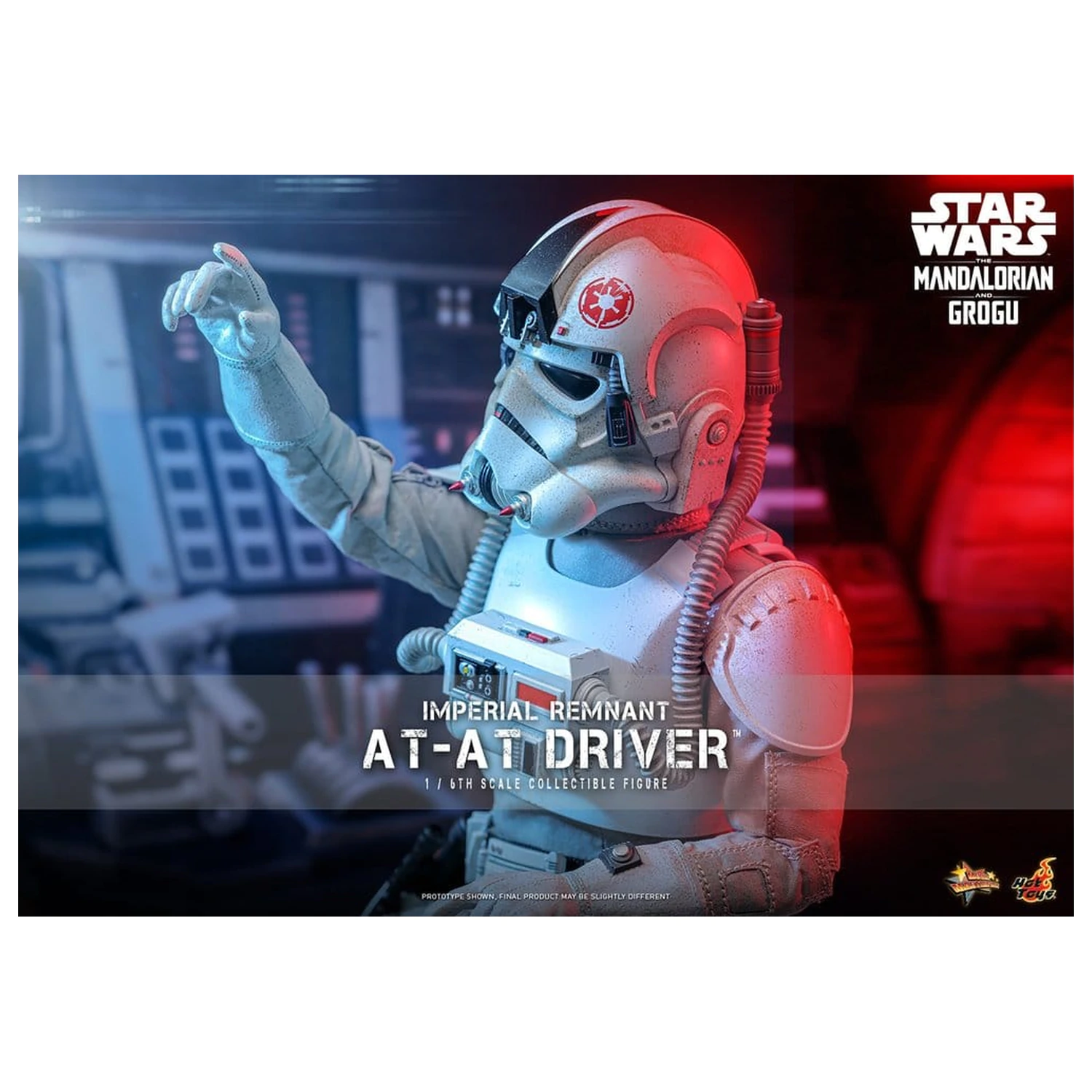 Star Wars Movie Masterpiece Akcijska figura 1/6 Imperial Remnant AT-AT Driver 30 cm fotografija izdelka