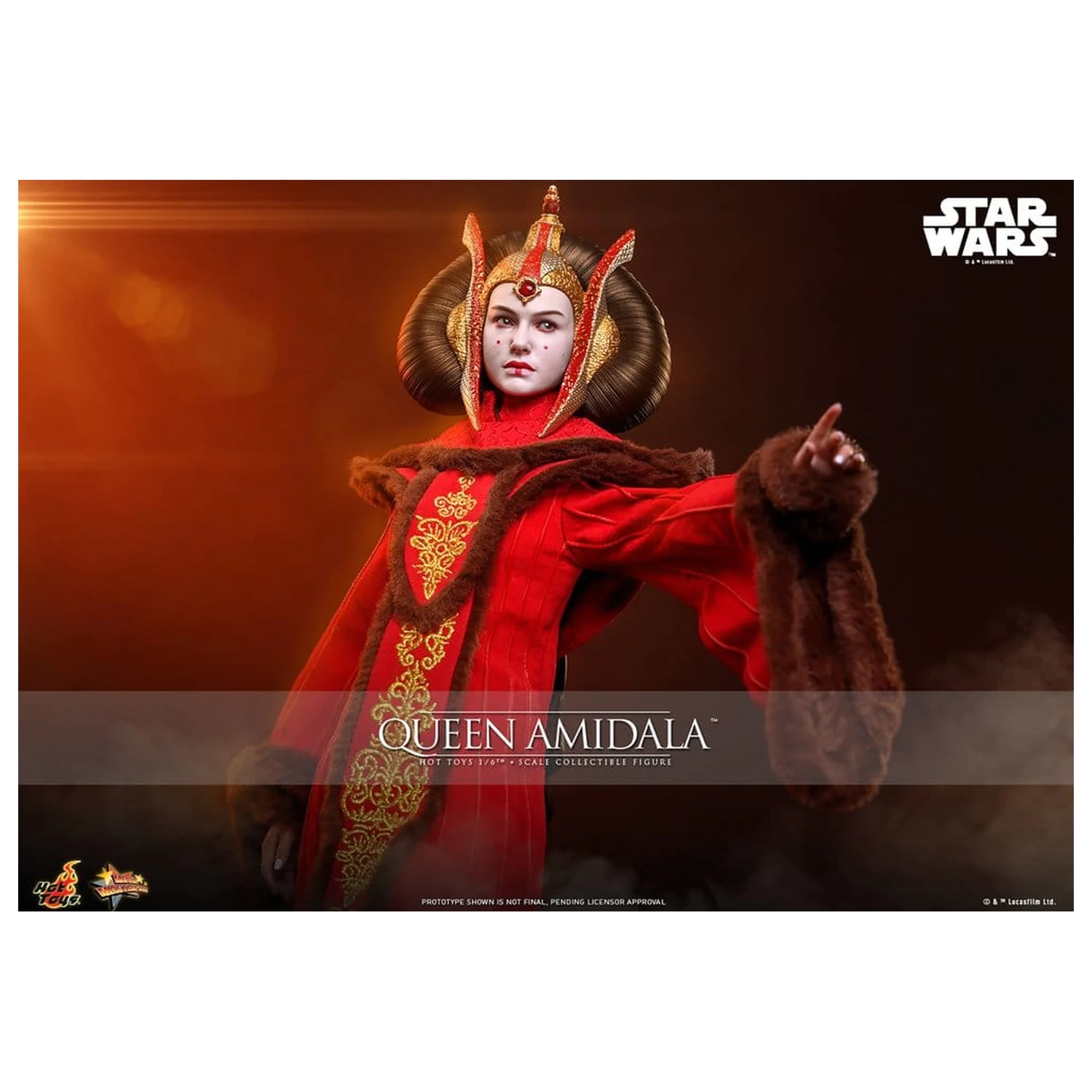 Star Wars Movie Masterpiece Akcijska figura 1/6 Queen Amidala 28 cm fotografija izdelka