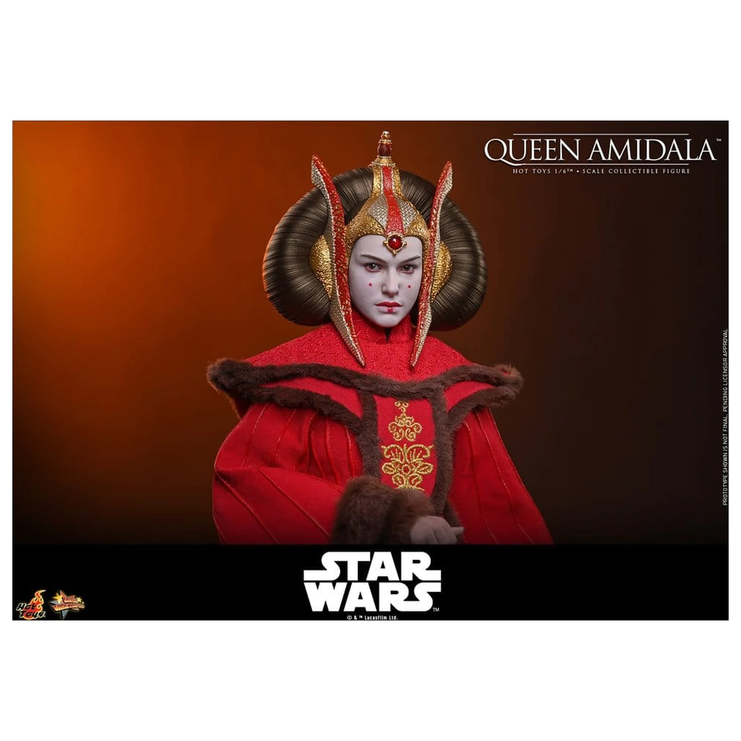 Star Wars Movie Masterpiece Akcijska figura 1/6 Queen Amidala 28 cm fotografija izdelka