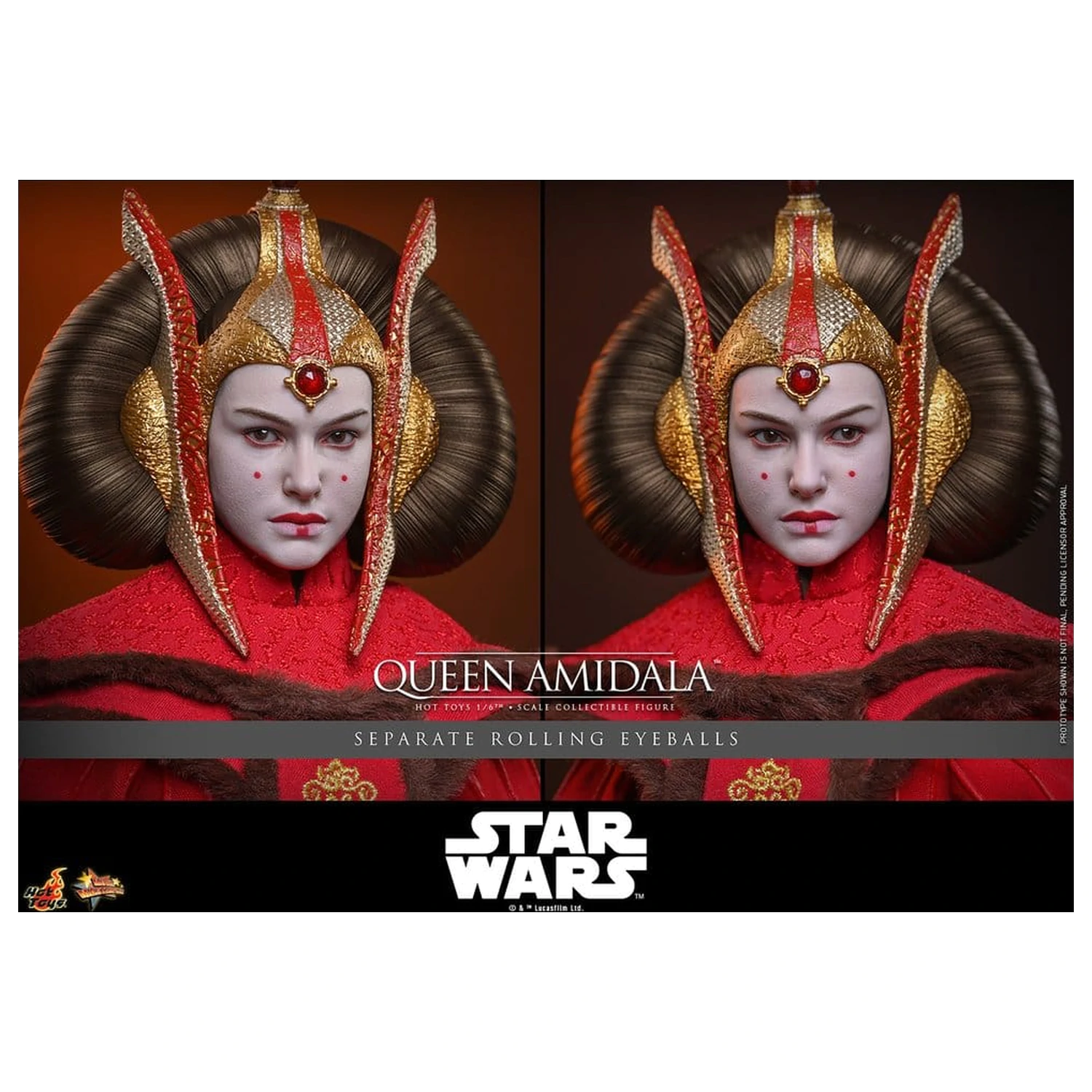 Star Wars Movie Masterpiece Akcijska figura 1/6 Queen Amidala 28 cm fotografija izdelka