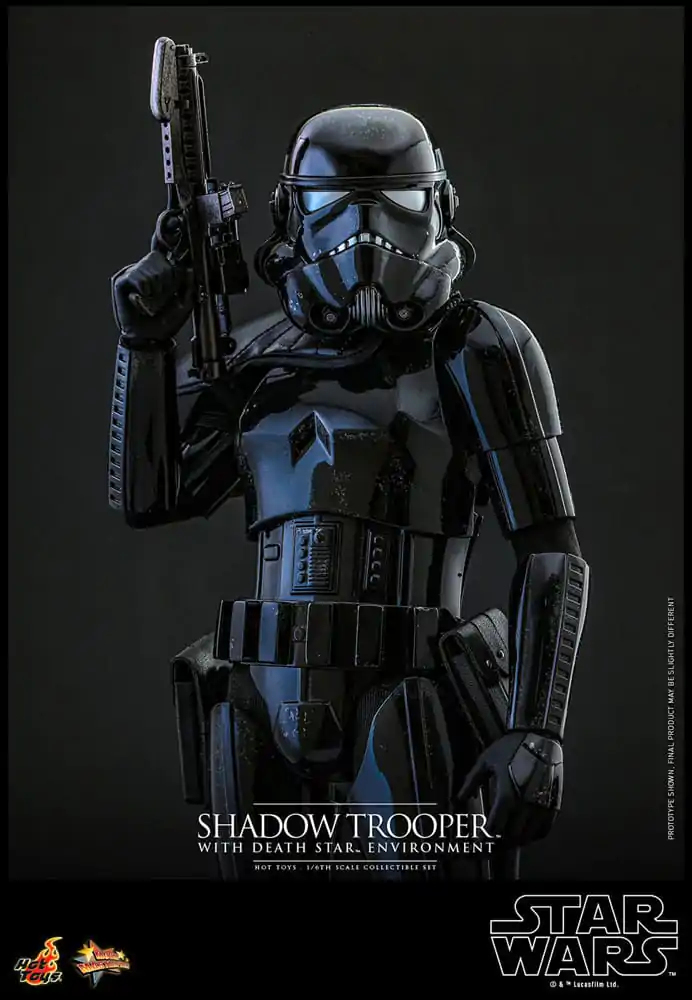 Star Wars Movie Masterpiece akcijska figura 1/6 Shadow Trooper z okoljem Death Star 30 cm  fotografija izdelka